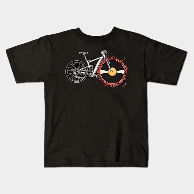 Cycling Cute Bicycle Kids T-Shirt by ShirtsShirtsndmoreShirts